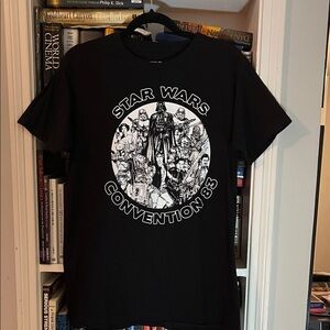 Star Wars Convention ’83 Reprint T‑Shirt | Medium | Black/Mint Condition